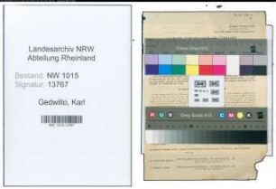 Entnazifizierung Karl Gedwillo , geb. 06.06.1898 (Feuerwehrmann)