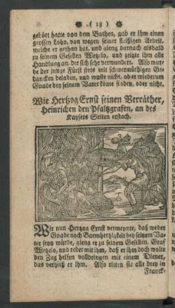 Wie Hertzog Ernst seinen Verräther, Heinrichen den Pfaltzgrafen ...