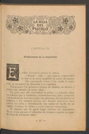 Capítulo IV - Preliminares de la expedición