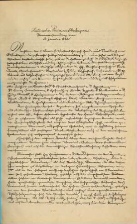 Plenar-Versammlung des Historischen Vereins von Oberbayern. 1882