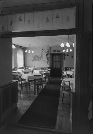 Oberlausitz, Gaststätte : Innenraum einer Gaststätte