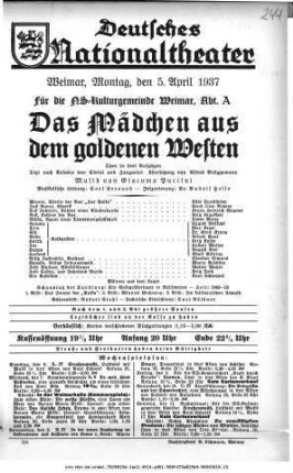 Das Mädchen aus dem goldenen Westen