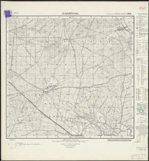 Meßtischblatt 2628 : Armadebrunn, 1930 : Armadebrunn. - Hrsg. 1888, einz. Nachtr. 1930. - 1:25000. - [Berlin]: Reichsamt für Landesaufnahme, 1930. - 1 Kt.