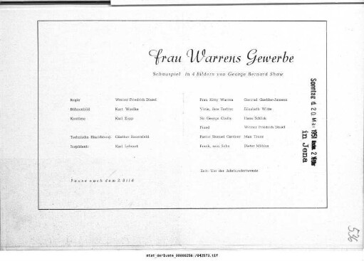 Frau Warrens Gewerbe