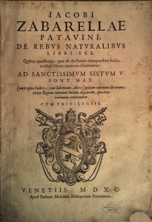 De rebus naturalibus libri XXX