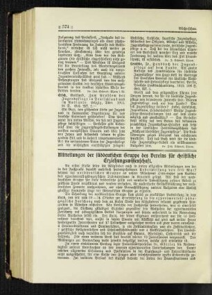 Mitteilungen der süddeutschen Gruppe des Vereins für christliche Erziehungswissenschaft