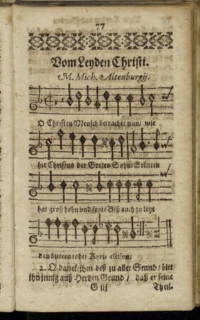 Vom Leyden Christi.
