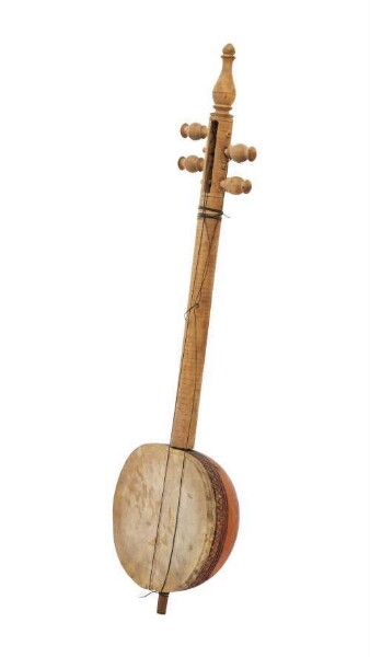 Goje (Lute with wooden neck and gourd resonator)