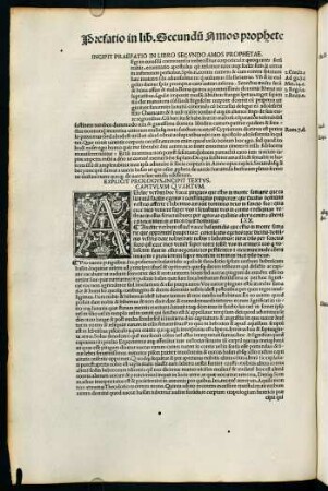 74v-80v, Incipit Praefatio in Libro Secundo Amos Prophetae.
