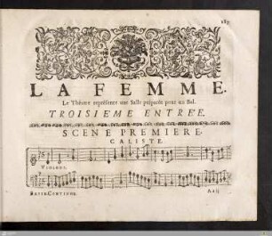 Troisième Entrée