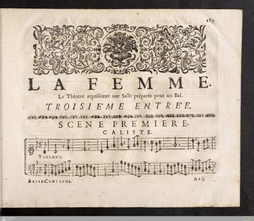 Troisième Entrée