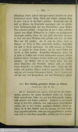 305. Der lebendig gewordene Kuchen zu Döbeln