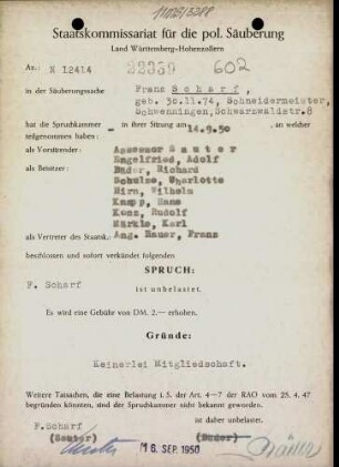 Scharf, Franz