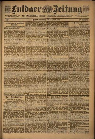 Ausgabe vom Donnerstag, den 09. Januar 1902.