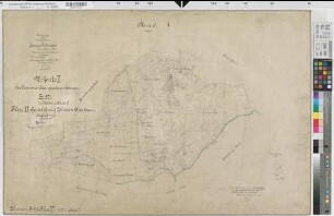 Sönnern (Werl), Zusammenlegung Sönnern, Bl. 1 Urkarte I Flur 6