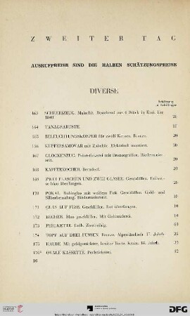 Zweiter Tag (Nr. 163-312)