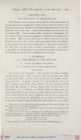 Chapter XIV. The Inflection on the Speculum