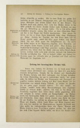 Teilung des karolingischen Reiches 843