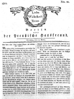 Nr. 21., 13. März 1810