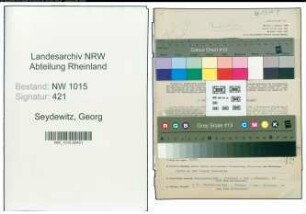 Entnazifizierung Georg Seydewitz , geb. 18.09.1903 (Ingenieur)