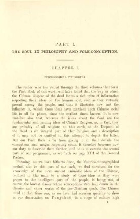 Chapter I. Psychological philosophy