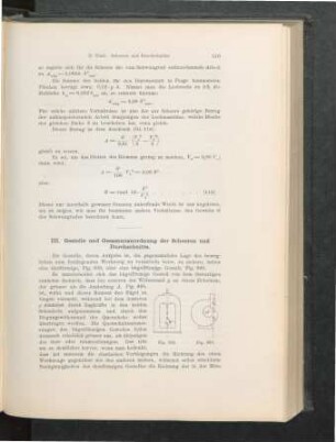 III. Gestelle und Gesammtanordnung der Scheeren und Durchschnitte