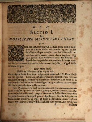 De Nobilitate Misniae Literata Schediasma Historicum