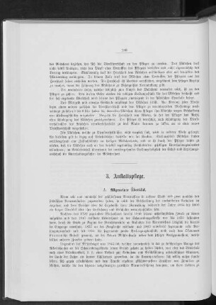 3. Anstaltspflege.