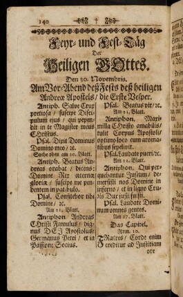 140-235, Feyr- und Fest-Täg Der Heiligen Gottes.