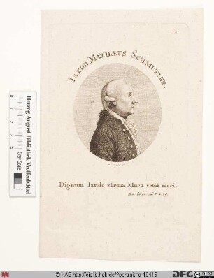 Bildnis Jacob Matthias Schmutzer (Schmuzer)