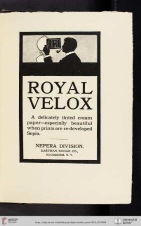 Nepera Division, Eastman Kodak Co. [Royal Velox Paper]