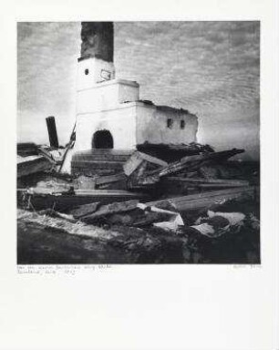 Was von einem Bauernhaus übrig bleibt ... Russland, Mitte, 1943