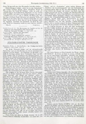129-132 [Rezension] Zur Theologie des Geistes