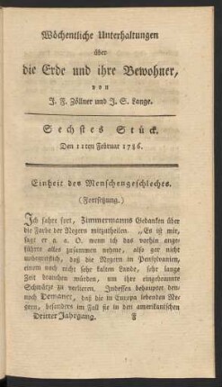 Sechstes Stück