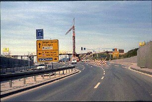 Knotenpunkt B312/Rampe Nord, Zufahrt von Bernhausen