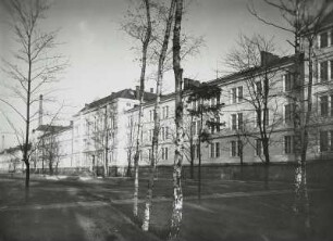 Dresden-Neustadt, Marienallee. Infanterieschule der Reichswehr. Kadettenhaus. Nordwestseite von Westsüdwest