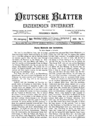 Bacos Methode der Induktion