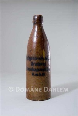 Flasche der "Wirtegenossenschafts-Brauerei Luckenwalde"