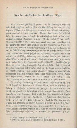 46-60 Aus der Geschichte der deutschen Siegel