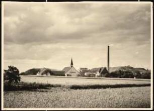 Evangelisches Gemeindezentrum, Bierde: Stadtsilhouette mit Blick auf das Gemeindezentrum