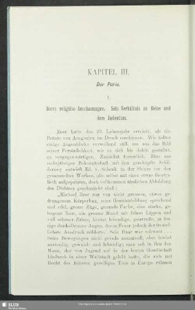 Kapitel III. Der Paria