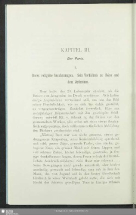 Kapitel III. Der Paria