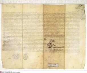 Eidesformel für Amand von Buseck, [Titular-]Bischof von Themiscyra [Terme in der Türkei], gewählter Bischof [und Abt] von Fulda. Amand gelobt sein...