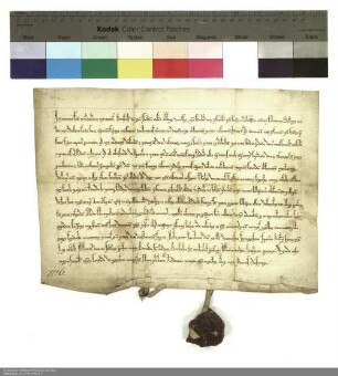 Bertho [von Bimbach], Abt von Fulda, schenkt dem Kloster Petersberg ein Gut in Burghaun