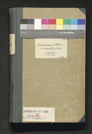 Bevölkerungsliste 1846. Sämtliche Zivileinwohner, 15.12.1846