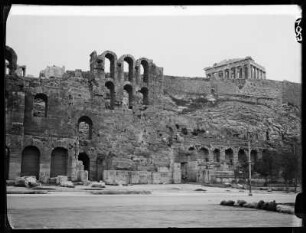 Athen, Odeion des Herodes [Atticus] Straßenseite