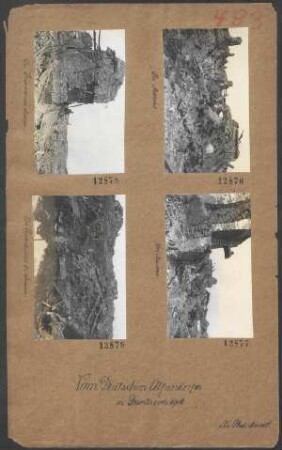 Ein Riesentrichter bei Messines
