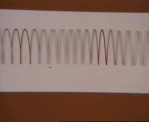 Longitudinal Vibrations of a Helical Spring