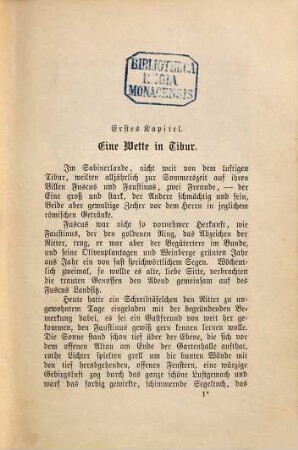 Der Zauberer des Königs Arpus : humorist. Roman aus d. röm. Kaiserzeit