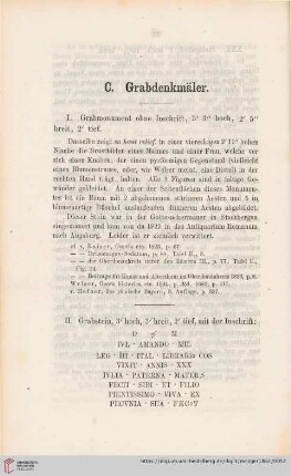 C. Grabdenkmäler